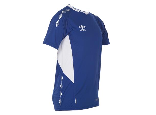 UMBRO UX-1 Jersey SS jr Blå/Hvit 140 Flott kortermet spillertrøye 